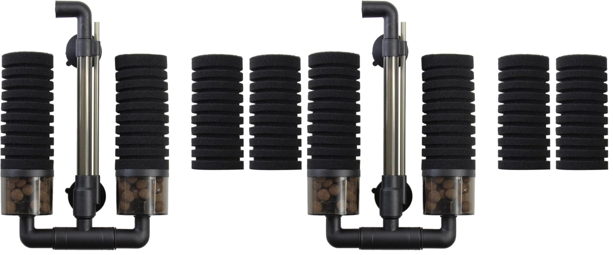 AQUANEAT filtro de esponja impulsado por aire, ideal para acuarismo pequeño y criaderos.