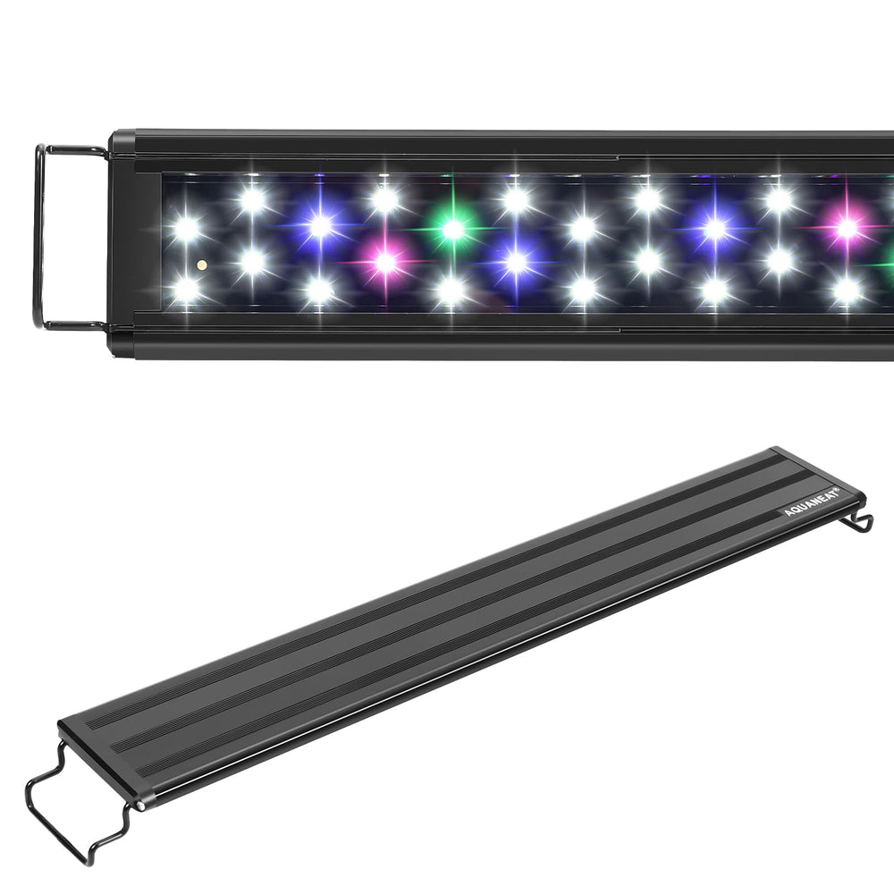 Luz LED AQUANEAT para acuario 48-54 pulgadas, iluminación completa para peces.