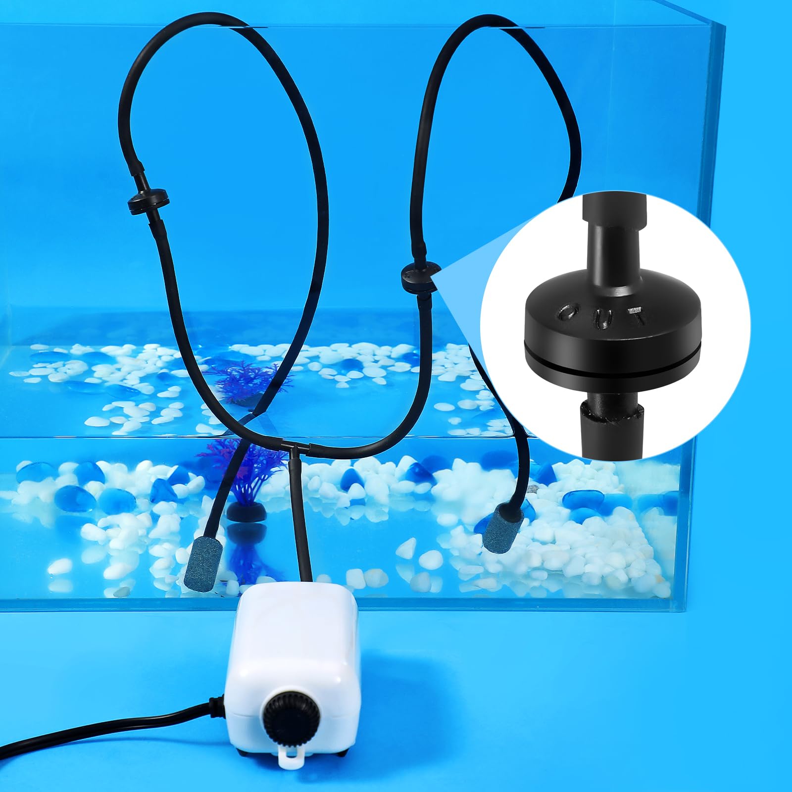AQUANEAT manguera para ocultar cables y mejorar la estética del acuario.