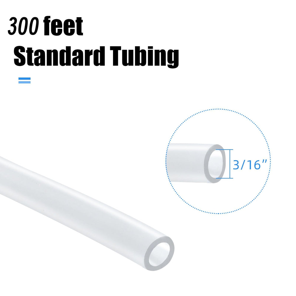 Tubo AQUANEAT suave y flexible para uso prolongado sin endurecerse.