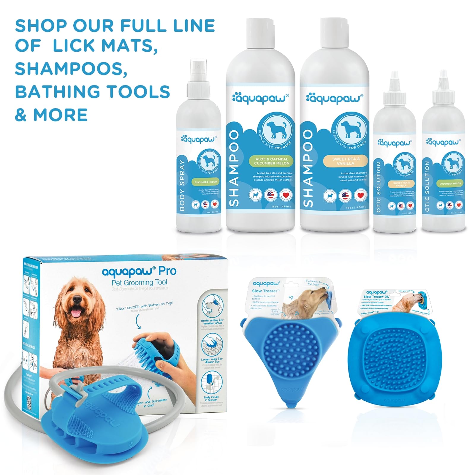 Sesiones de aseo más entretenidas con Aquapaw para una mascota feliz
