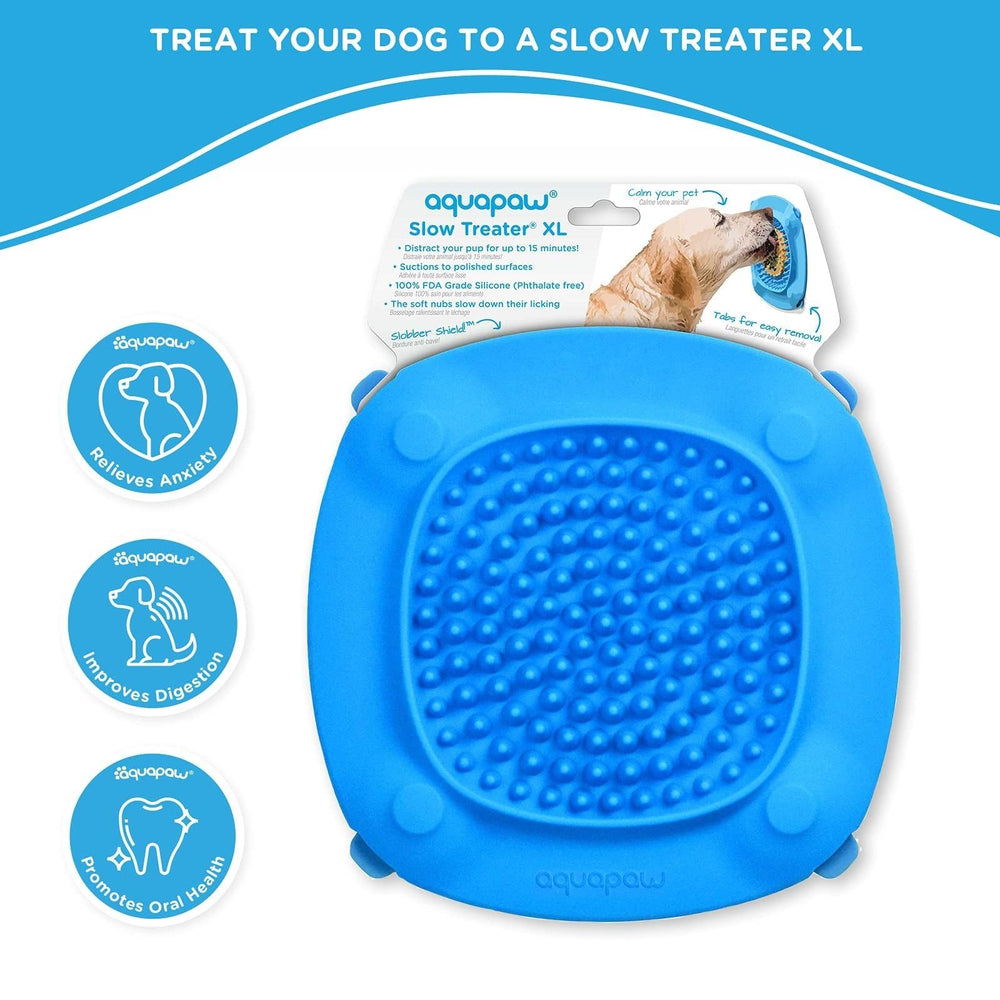 Aquapaw tapete para lamer centrado en estimulación mental durante el baño.