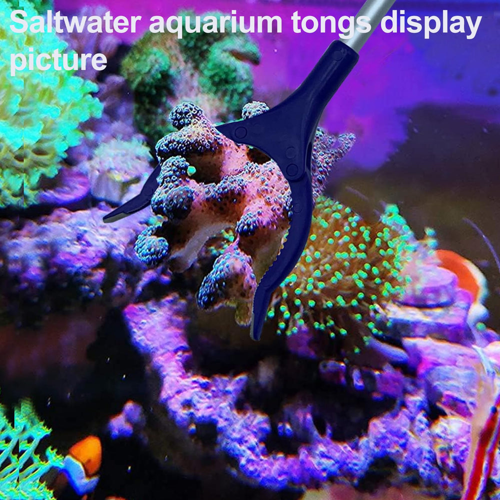 Pinza Aquarium Choice para corales de 17,3 pulgadas, agarre suave y control