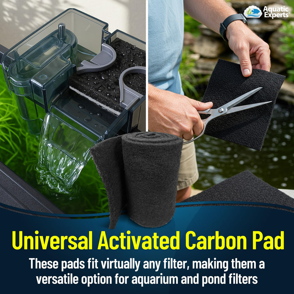 Con Aquatic Experts, se puede cortar y adaptar fácilmente la almohadilla.