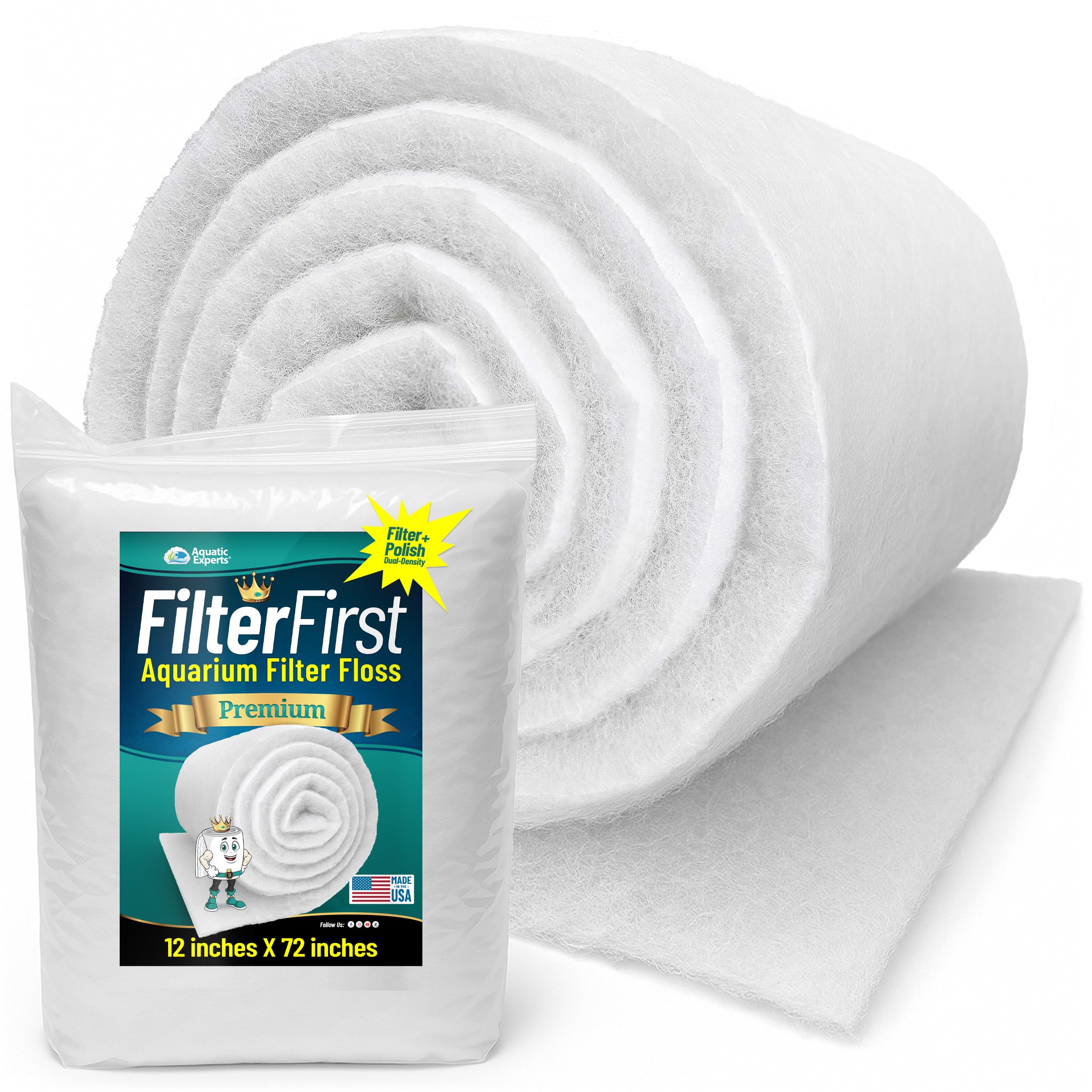 Pad FilterFirst de Aquatic Experts, dos capas para filtrar partículas grandes