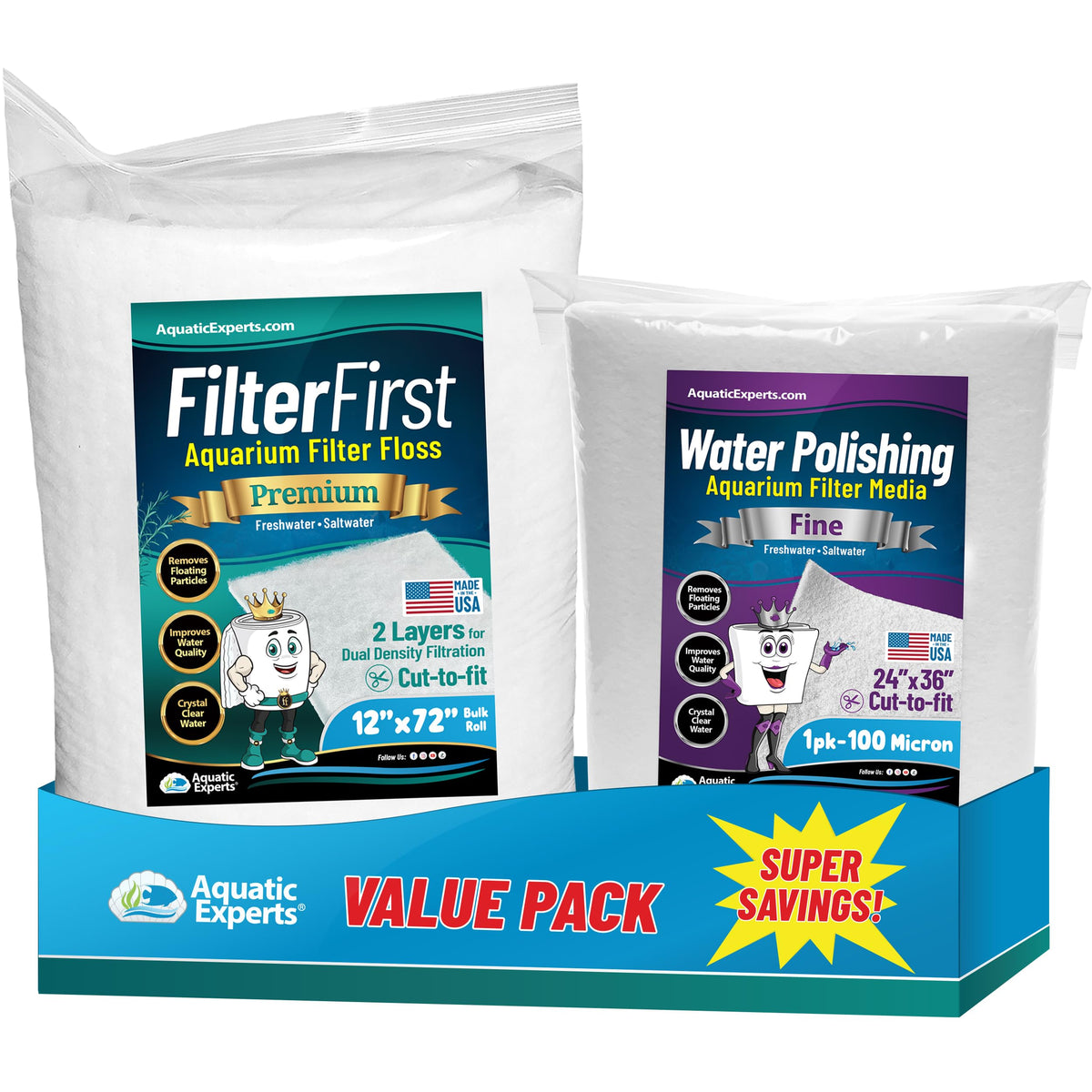 Aquatic Experts FilterFirst; doble acción para mejorar la claridad del agua en acuario.
