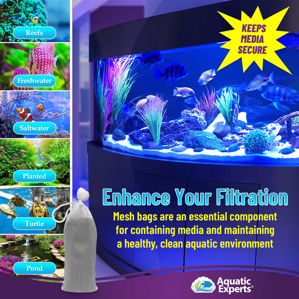 Aquatic Experts diseño para flujo óptimo, coloca en corriente para filtración mejorada.