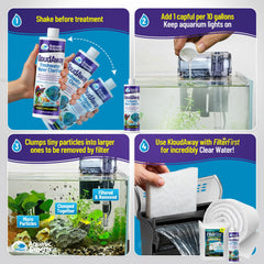 Aquatic Experts KloudAway aglutinacion-particulas para agua cristalina.