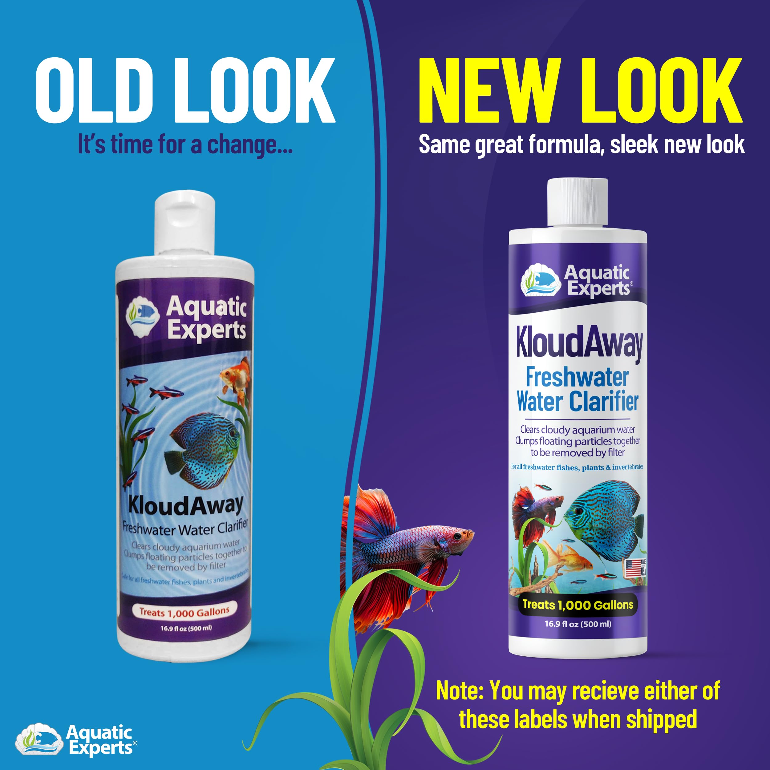 Aquatic Experts KloudAway seguro para peces, tortugas y plantas.
