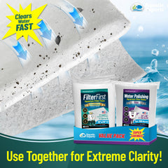 Aquatic Experts Pad Pulido 100 micras; elimina partículas finas para agua cristalina.