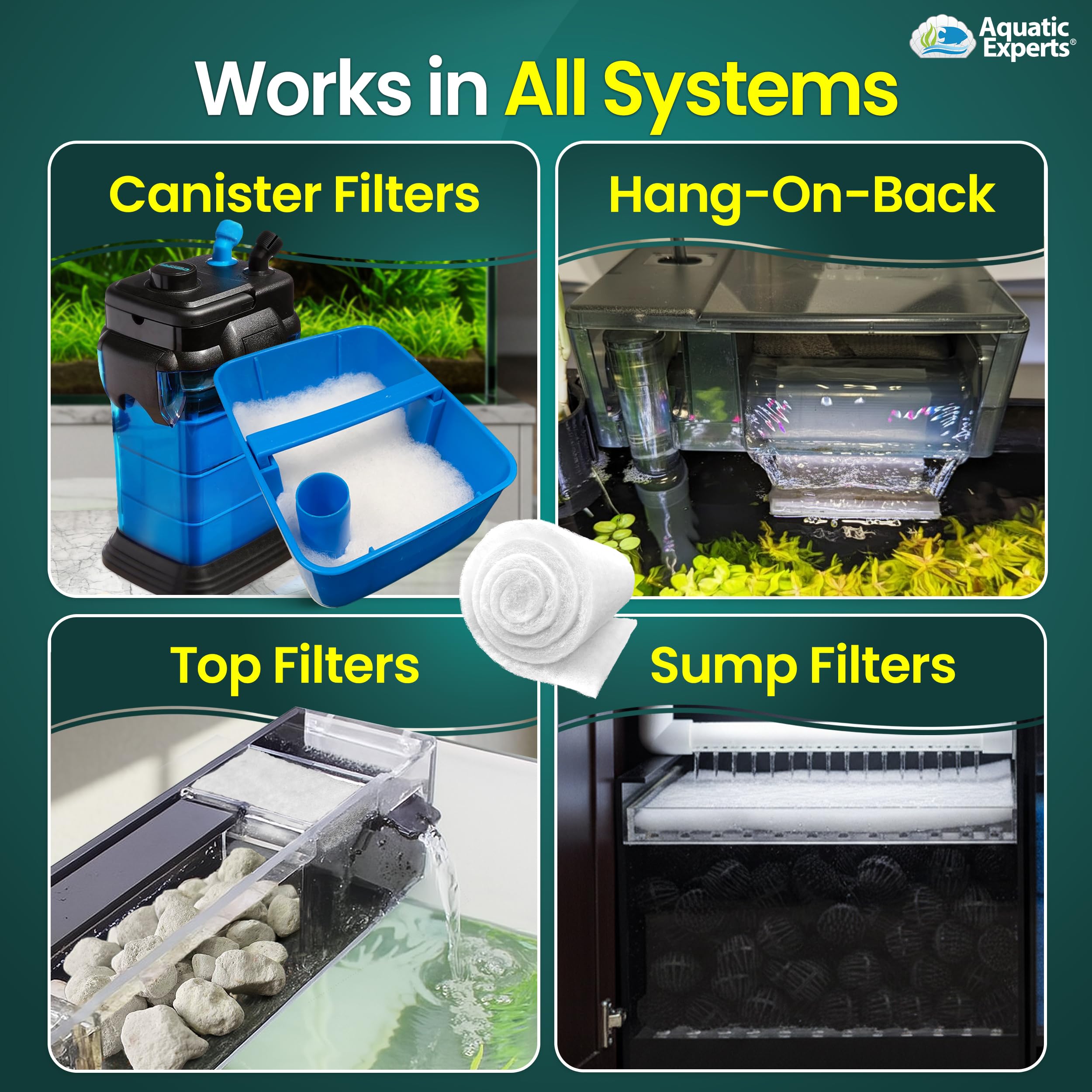 Filtración sin tintes de Aquatic Experts, seguridad para acuarios sensibles