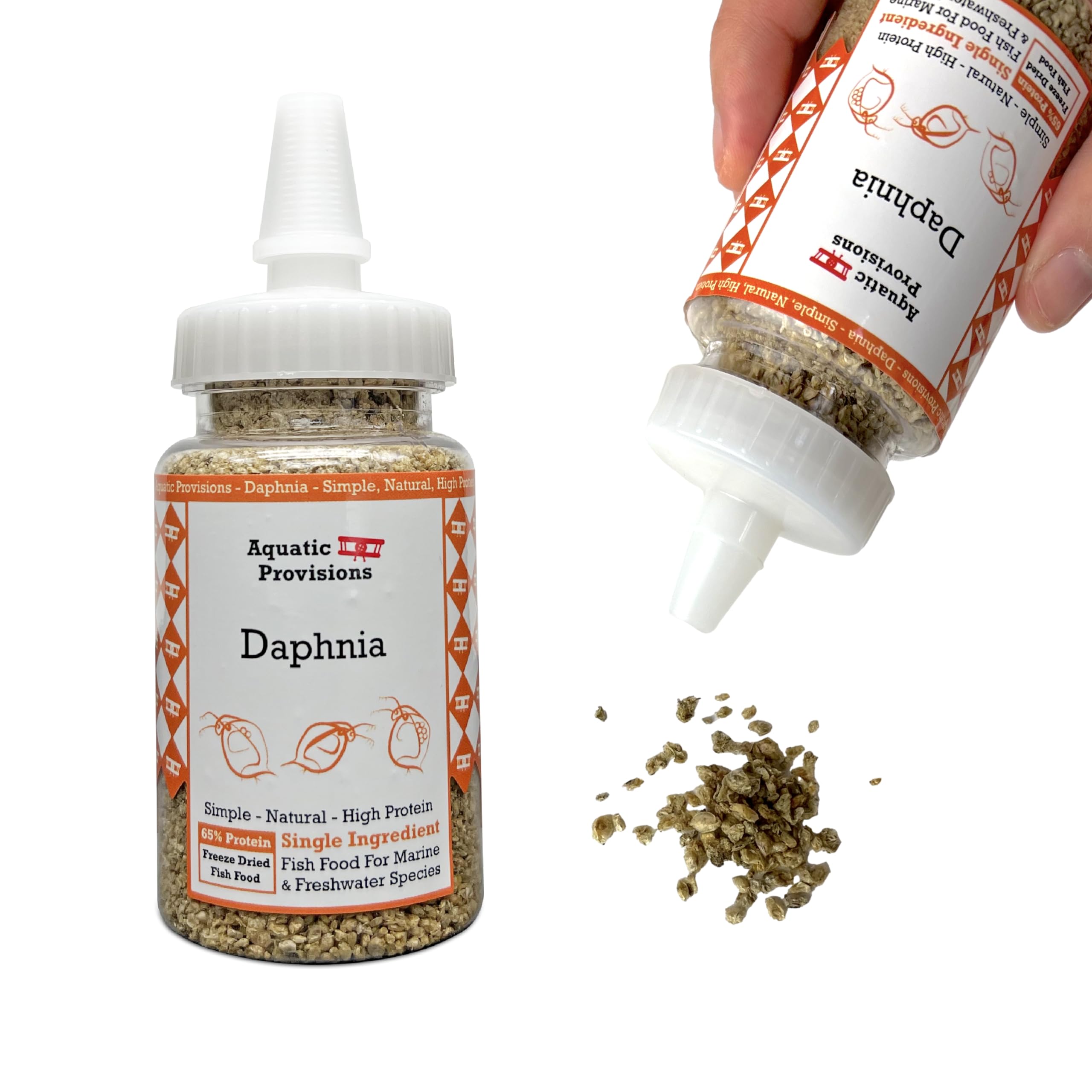 Aquatic Provisions Daphnia, apto para peces, invertebrados y alevines.