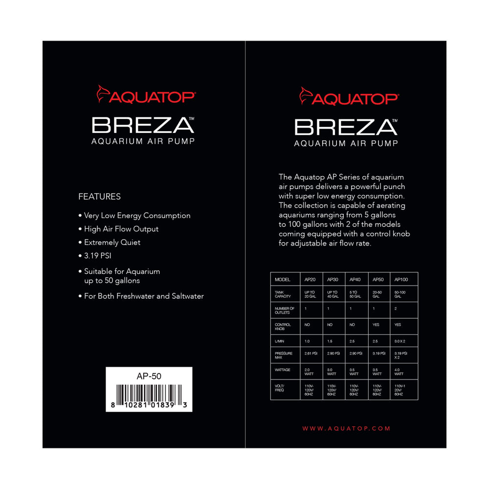 Aquatop Breza AP-50 para agua dulce y salada.