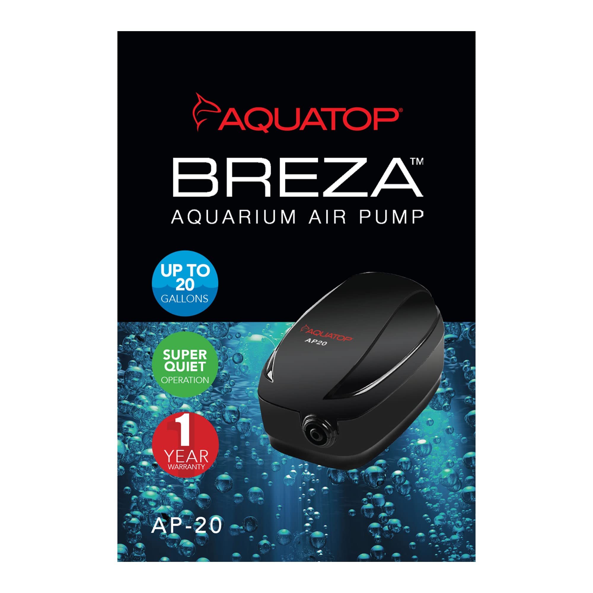Aquatop Breza, operación silenciosa mantiene un flujo estable para oxigenación eficiente.
