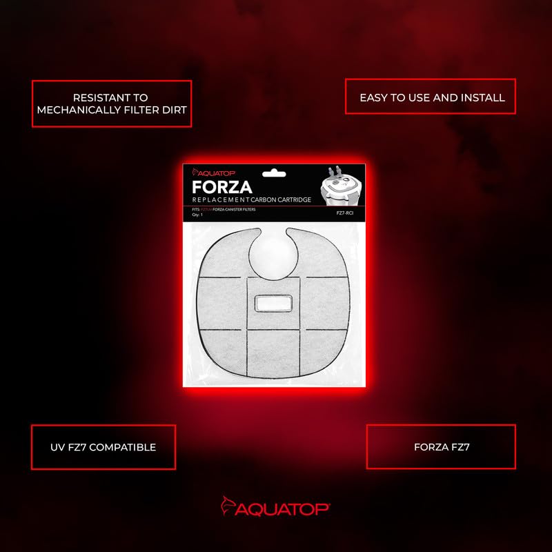 Aquatop cartucho con materiales durables para filtración confiable.