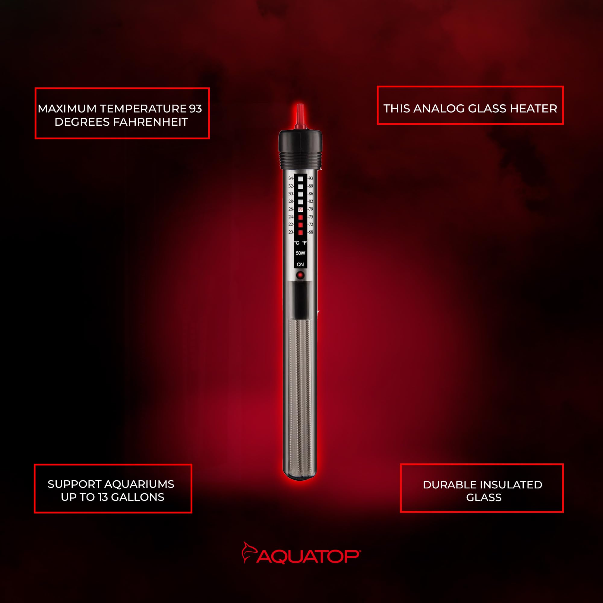 Tanque de 13 galones compatible con calentador Aquatop