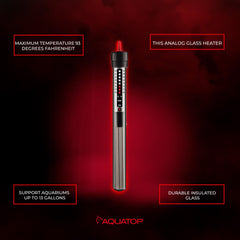 Tanque de 13 galones compatible con calentador Aquatop
