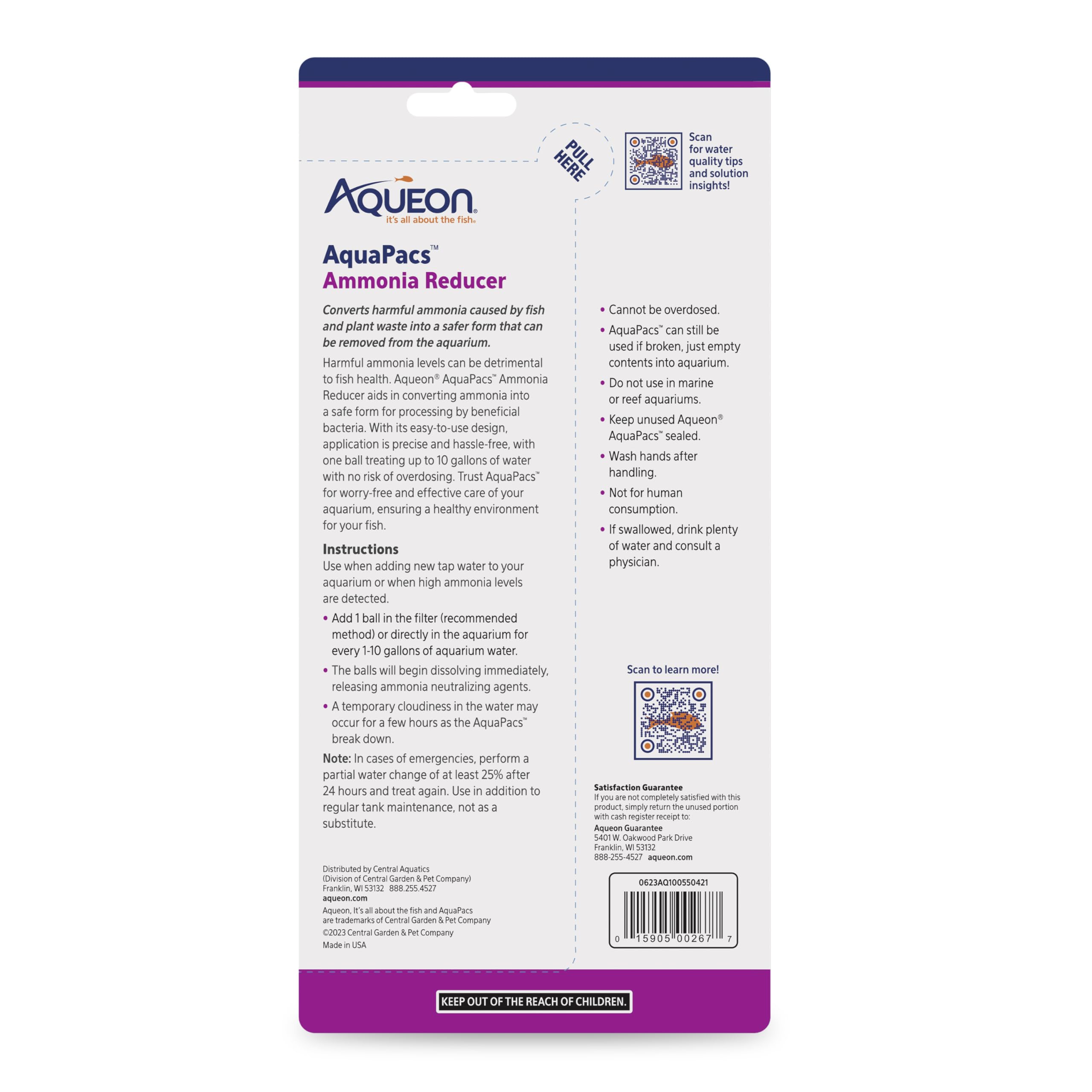 Aqueon AquaPacs diseño compacto para almacenamiento práctico