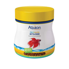 Aqueon pellets para betta, realce de color al alimentar