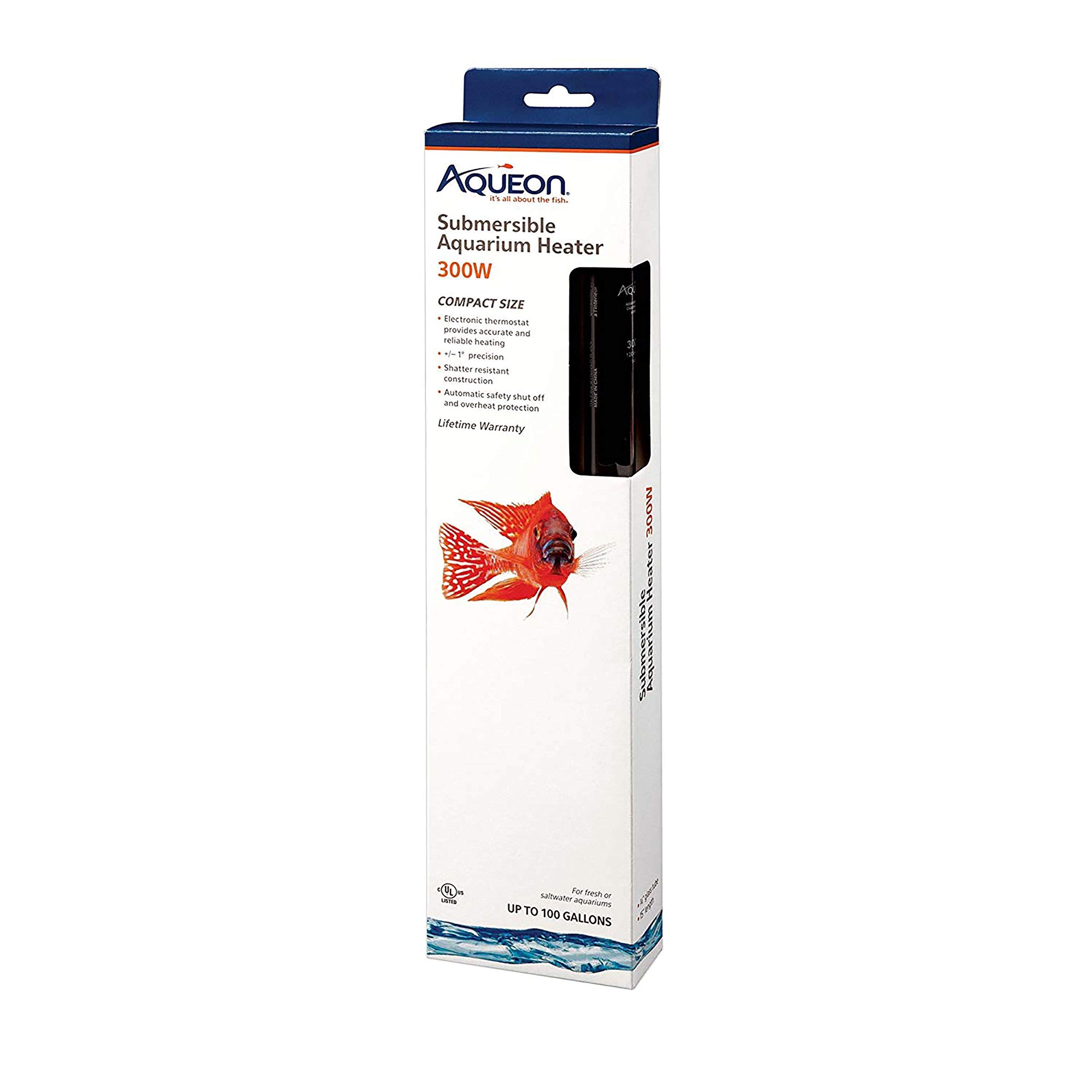 Calentador submersible Aqueon para acuario con calor estable