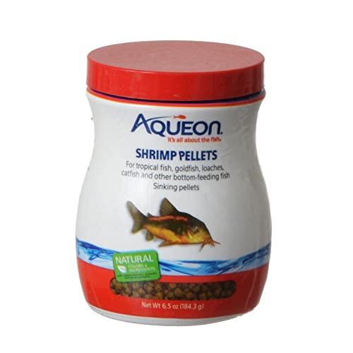 Acuario con varias especies gracias al alimento de camarones de Aqueon
