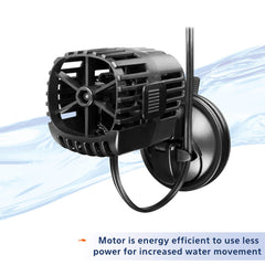 Conexión bola articulada para dirigir el flujo de agua.