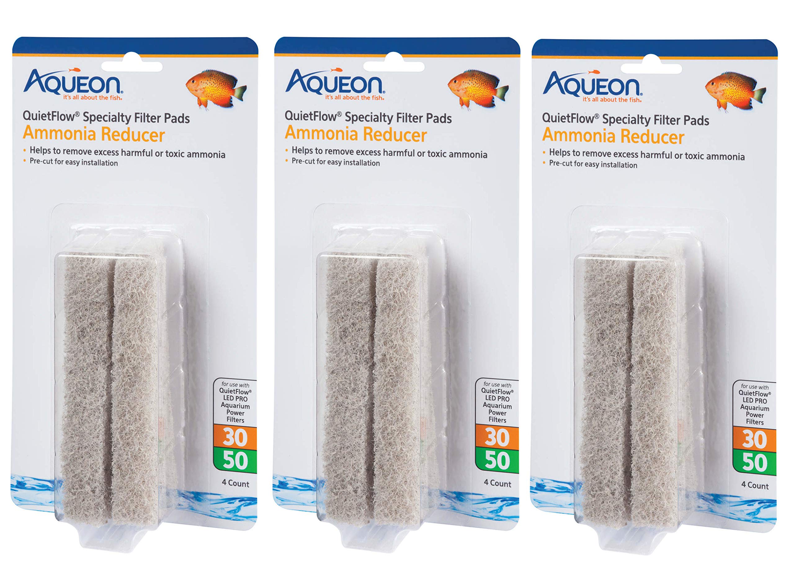 Aqueon filtro reductor de amoníaco: mejora la claridad del agua y reduce amoníaco.