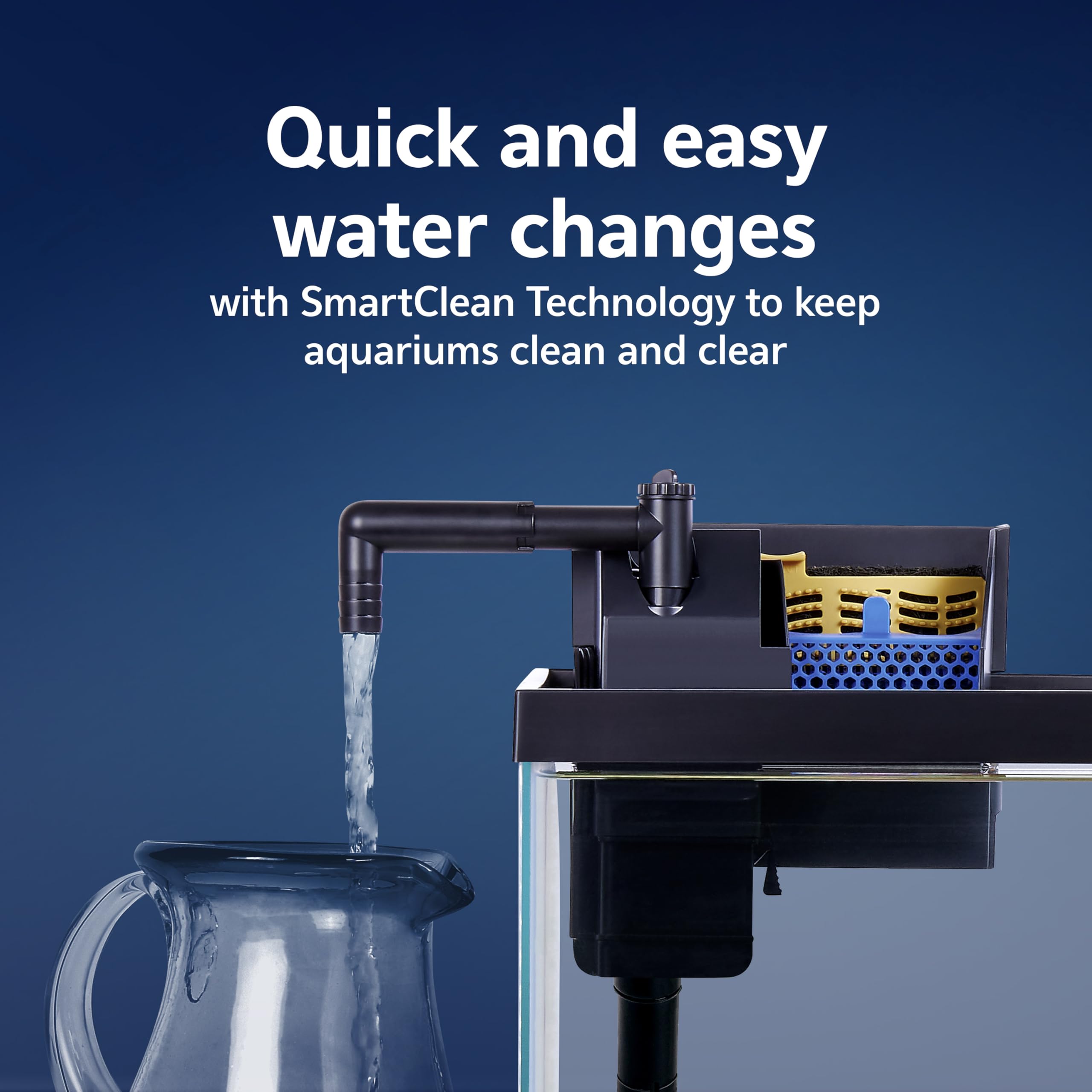 Aqueon flujo ajustable para acuarios de agua dulce y salada.