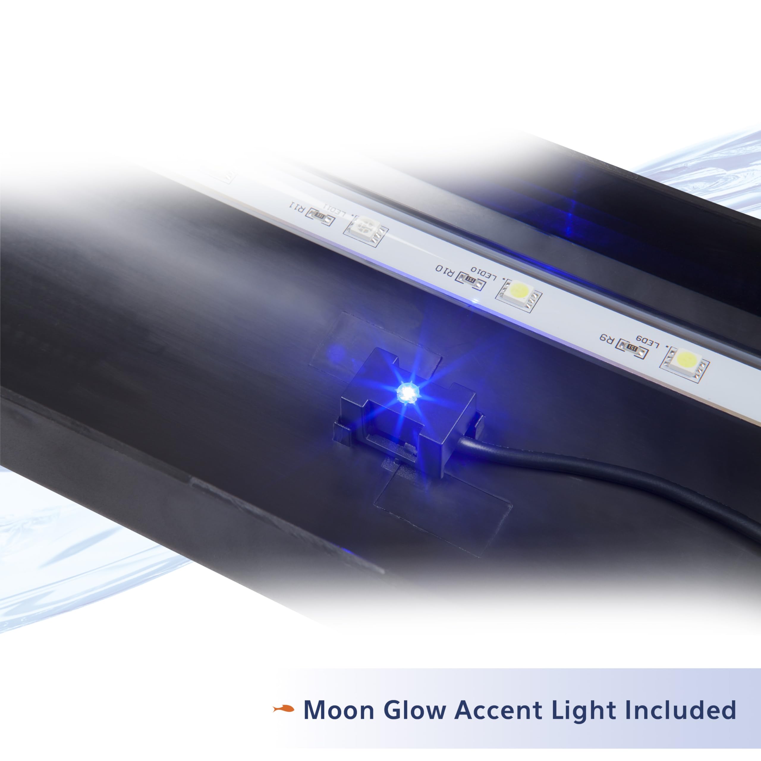 Aqueon: luz de tira LED eficiente para consumo reducido.