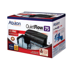 Aqueon QuietFlow 75 filtración en etapas para agua limpia, segura y más estable en acuarios grandes