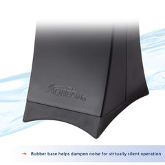 Base de goma de Aqueon QuietFlow reducing vibraciones y ruido