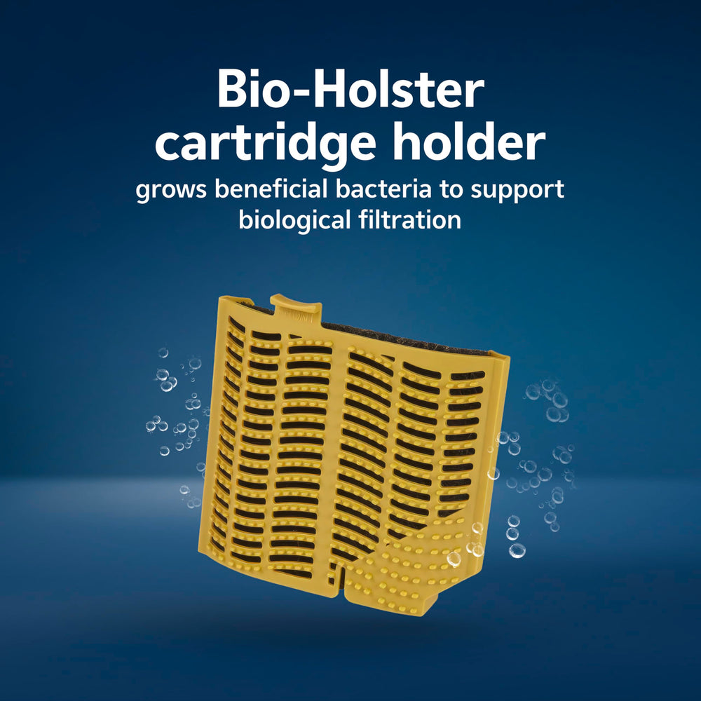 Aqueon QuietFlow bio-holster almacena bacterias beneficiosas para filtración estable