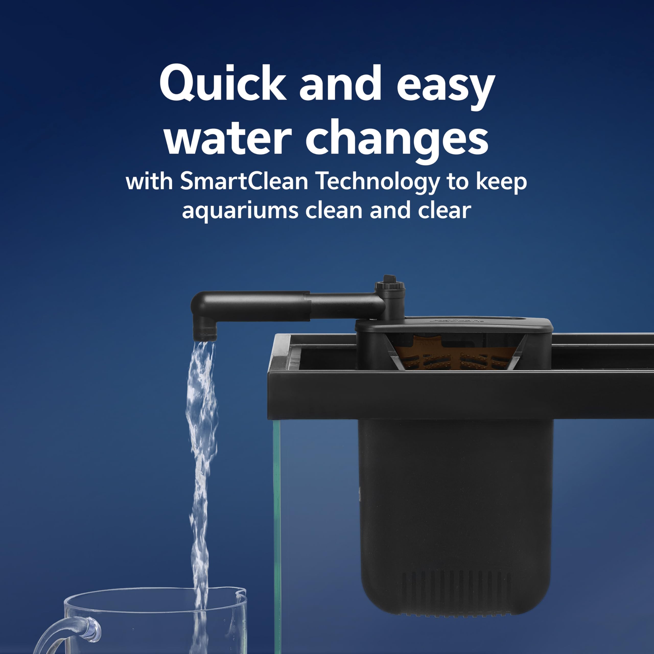 Aqueon QuietFlow ecorenew filamentos con carbono eliminan contaminantes y olores