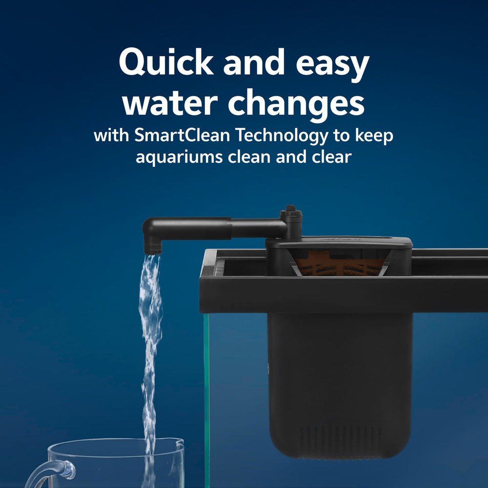 Aqueon QuietFlow ecorenew filamentos con carbono eliminan contaminantes y olores