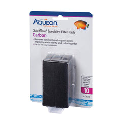 Aqueon QuietFlow filtros de carbono tamaño 10 para mejorar claridad y reducir olores