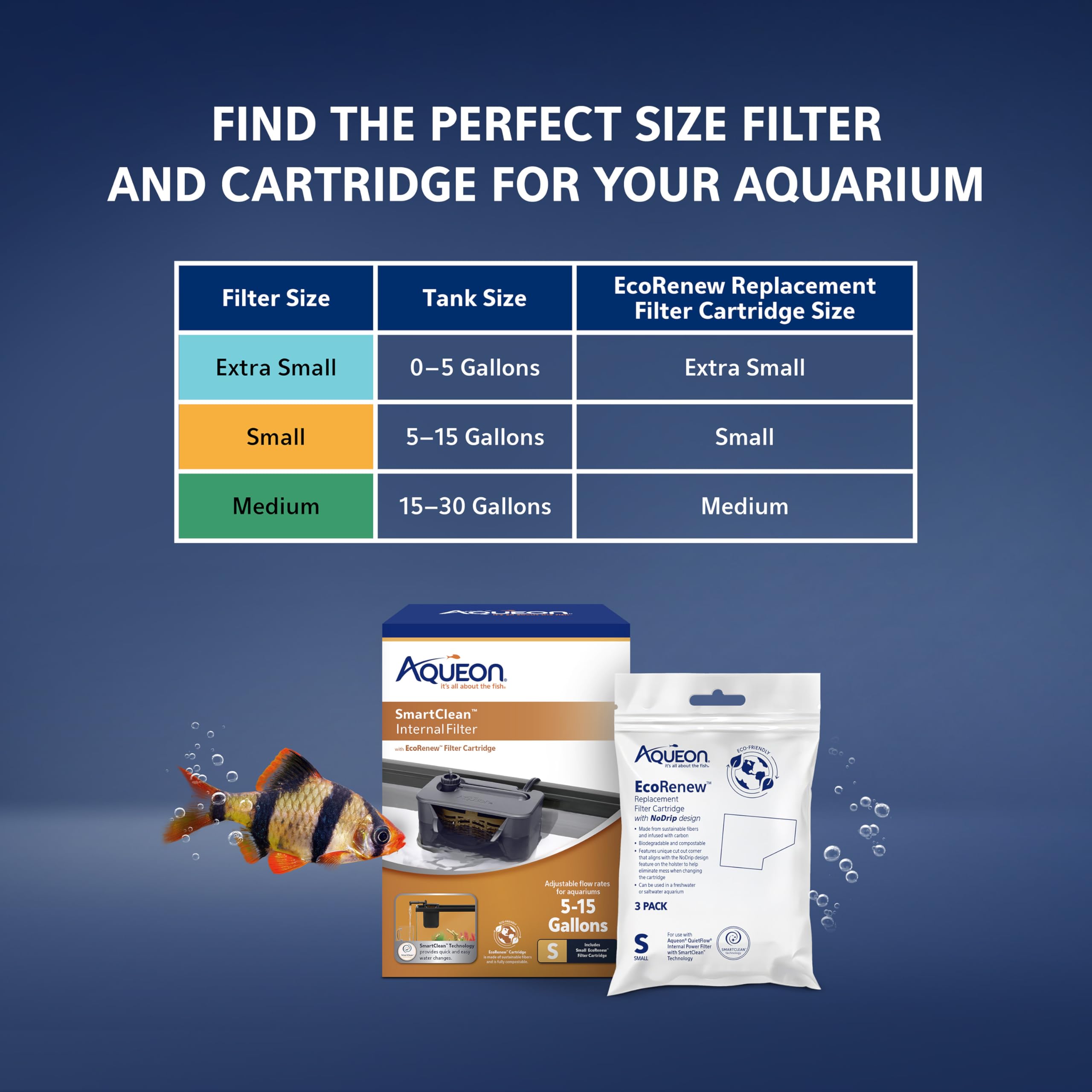 Aqueon QuietFlow flujo variable para agua dulce y salada