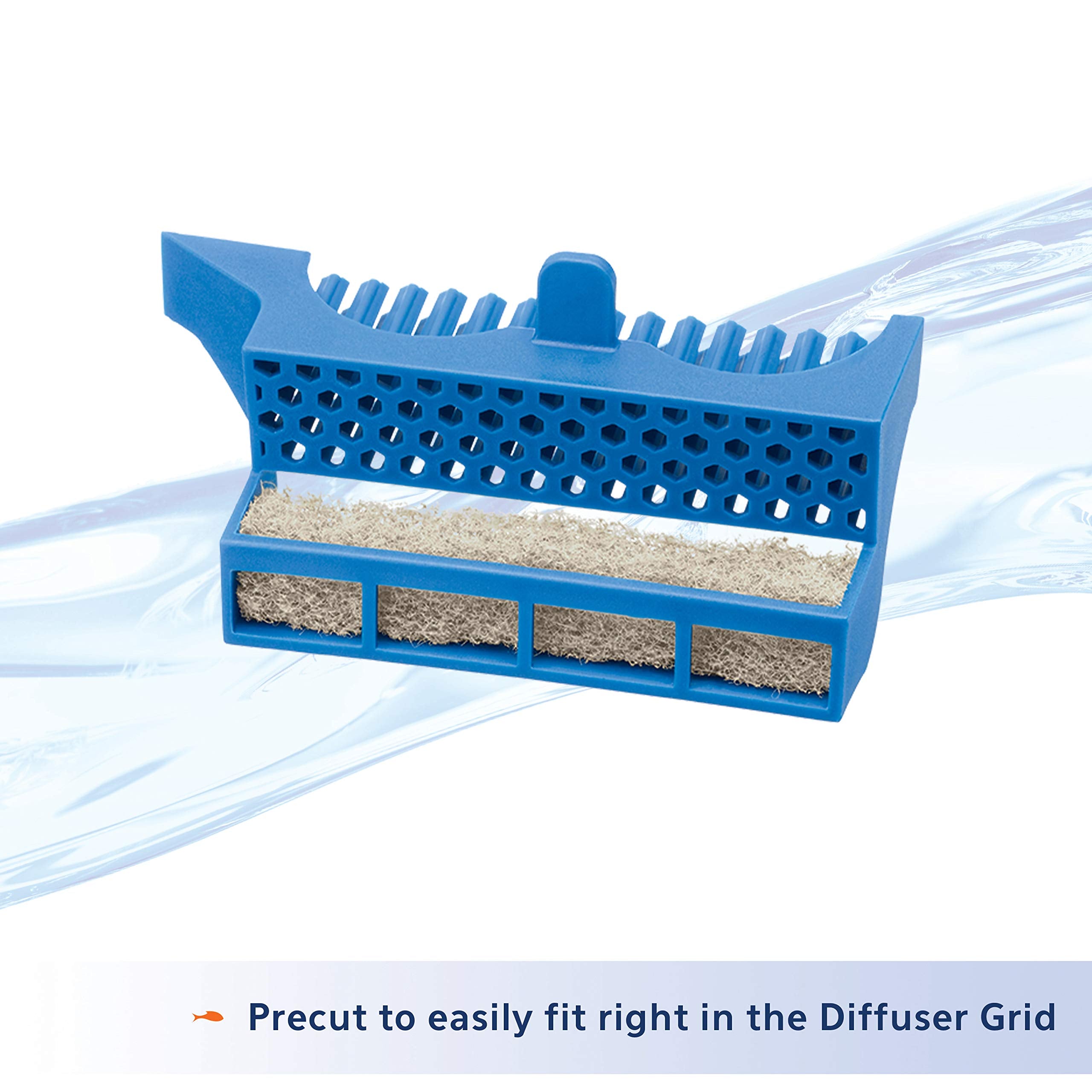 Aqueon QuietFlow LED PRO paquete de cuatro unidades listo para usar.