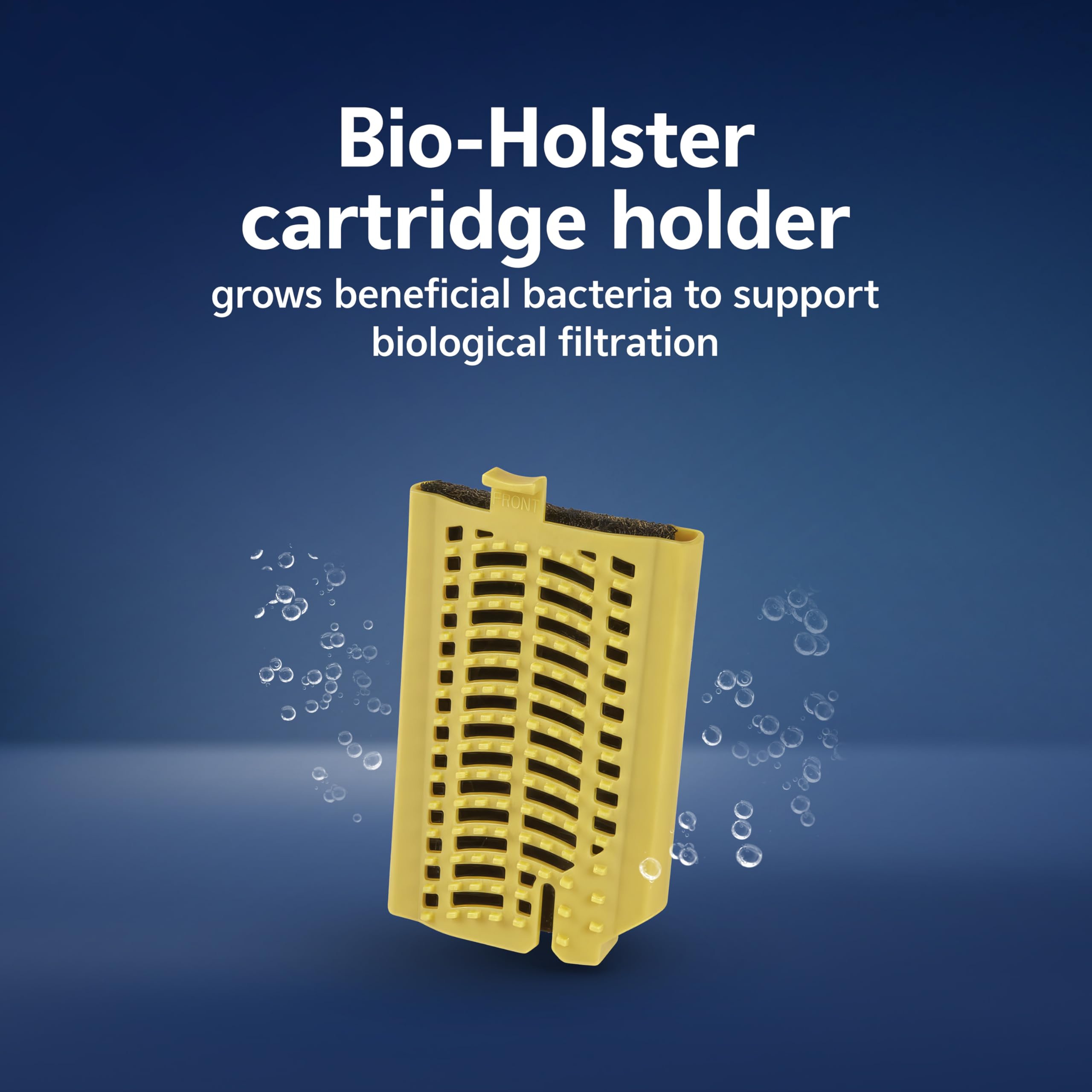 Aqueon QuietFlow portacartucho Bio-Holster fomenta bacterias beneficiosas