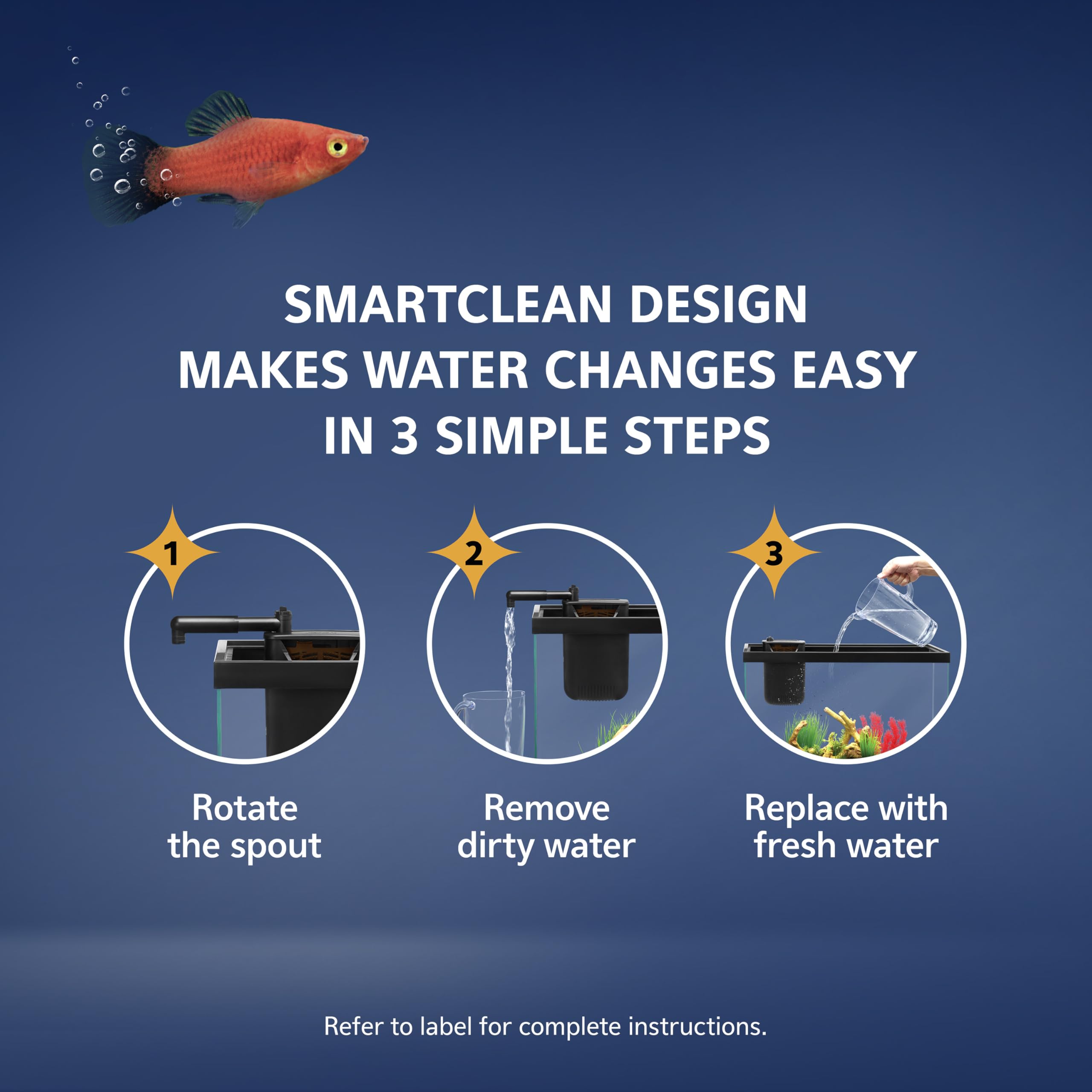 Aqueon QuietFlow apto para acuarios de agua dulce y salada