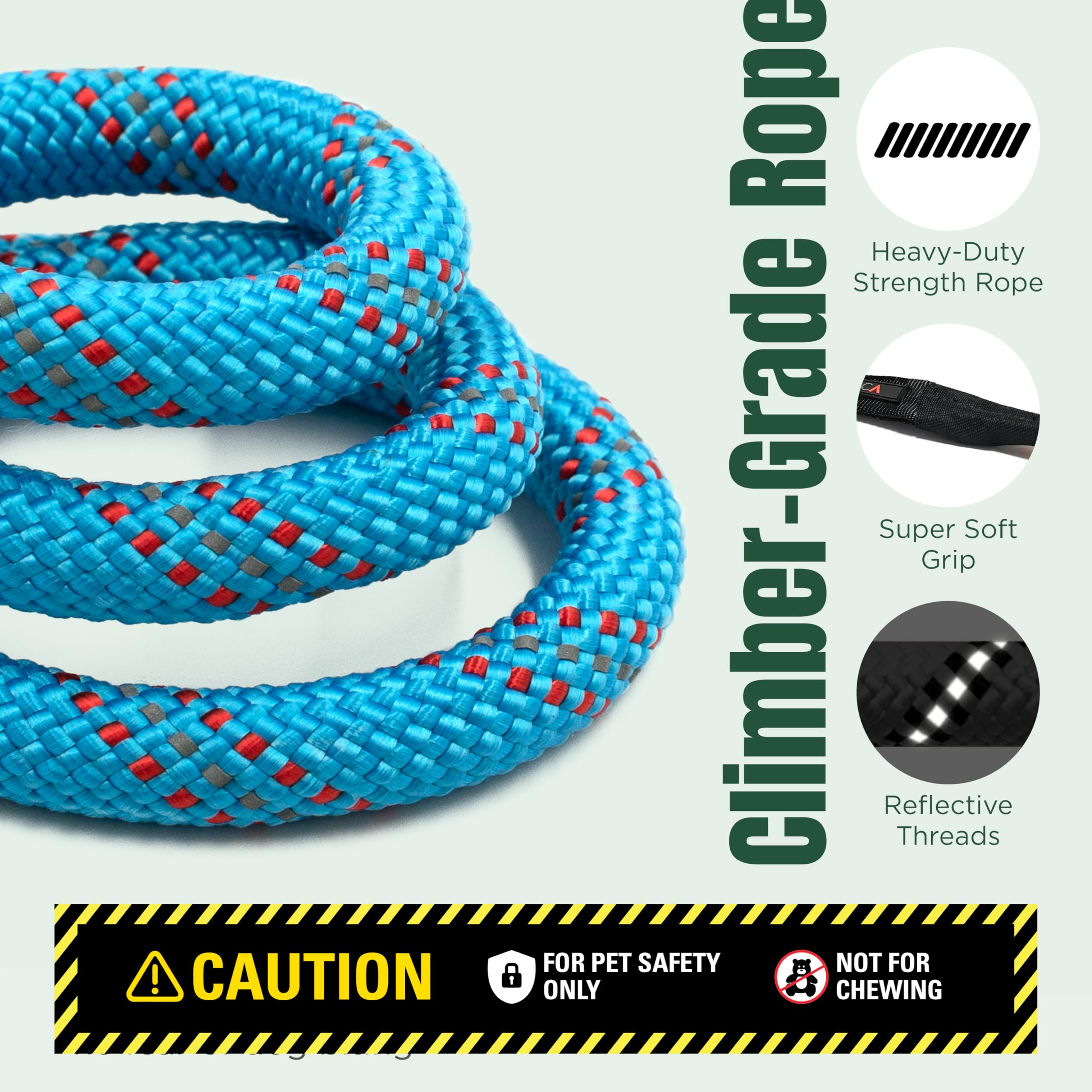 ARCA PET cuerda de escalada resistente para paseo seguro