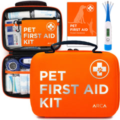 ARCA PET kit de primeros auxilios para mascotas en coche, seguridad durante viajes