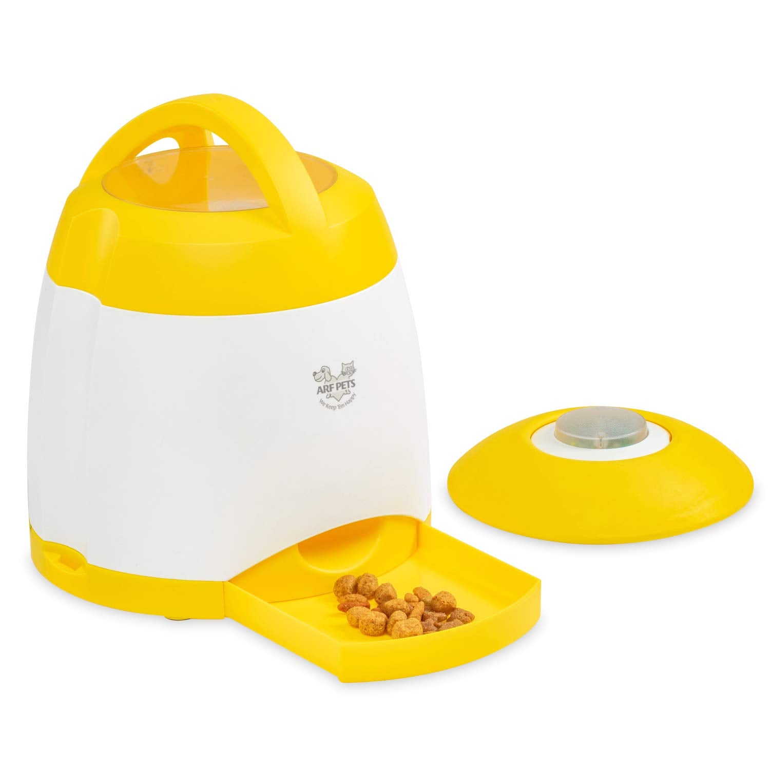 Arf Pets dispensador entrenamiento-memoria promueve enfoque durante la sesión.