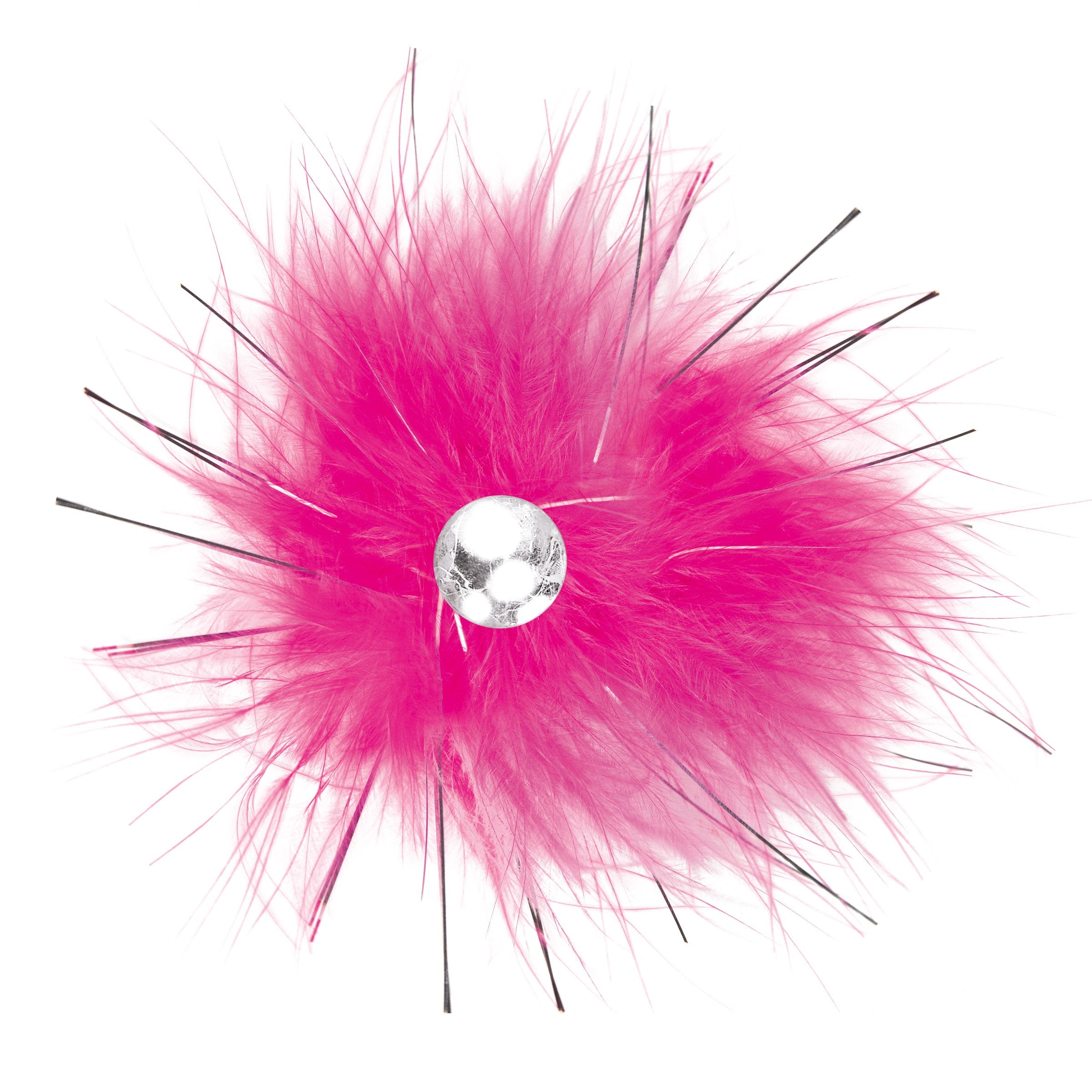 Cierre elástico práctico en Lazo Aria Sparkle Feather