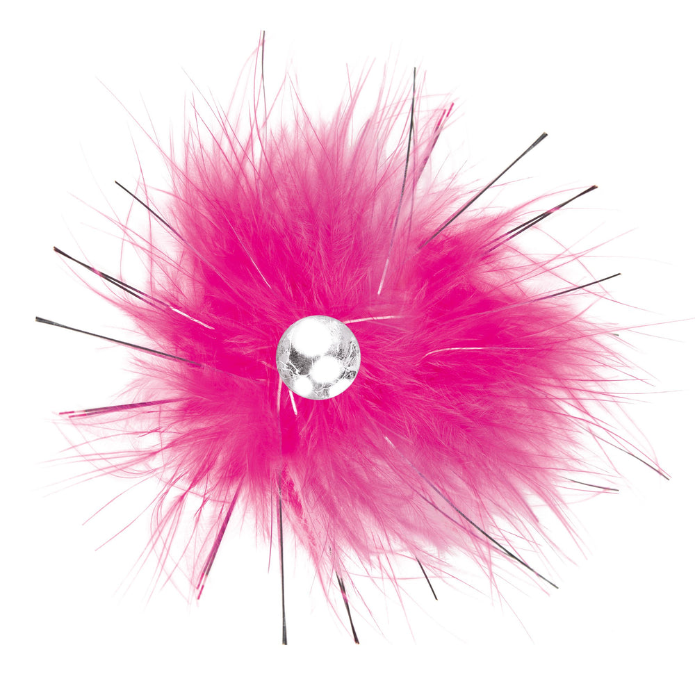 Cierre elástico práctico en Lazo Aria Sparkle Feather
