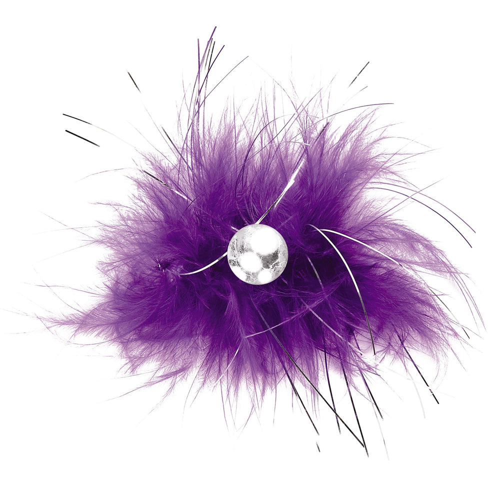 Paquete de 100 lazos Aria Sparkle Feather para cuidado del pelaje en casa