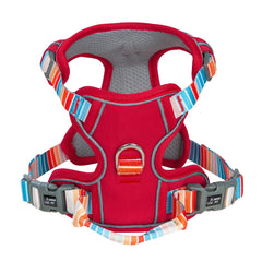 Aring pet arnés sin tirones para perro rojo, cómodo y seguro para paseos diarios
