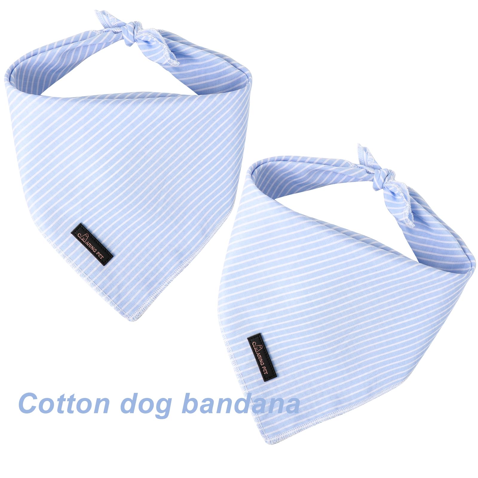 Aring pet bandana de algodón cómodo, fácil de lavar y mantener