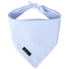 Aring pet bandana verano azul para perro o gato, tela de algodón suave para uso diario