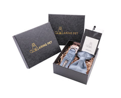 Caja de regalo elegante para collar Aring Pet azul XS.