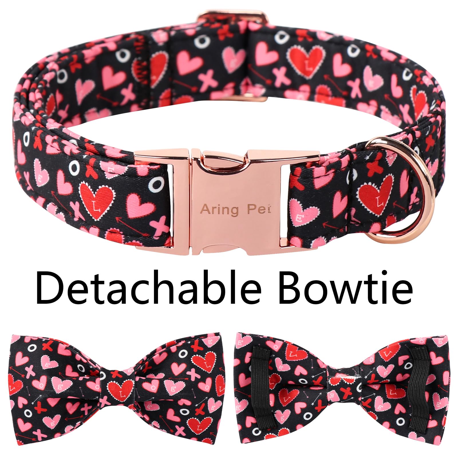 Aring Pet collar hebilla resistente para uso diario.